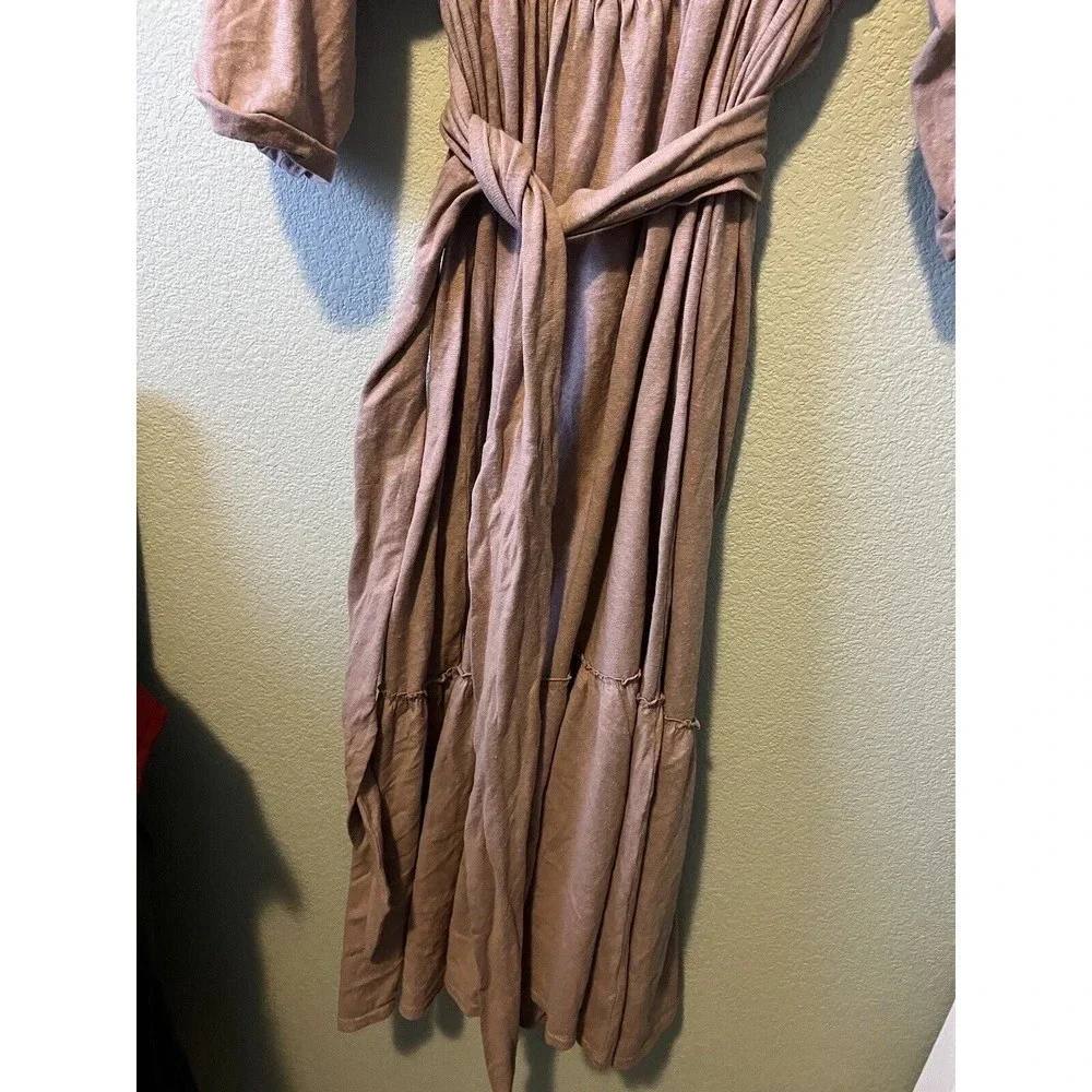 Free People Garcia MIDI Dress Purple Size Medium